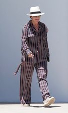 Kris Jenner al estilo pijamero