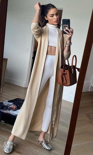 Olivia Culpo tiene claro cual es su look favorito para la cuarentena
